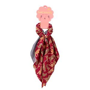 Simply Southern Scarf Scrunchies Set of 2 Cheetah